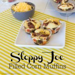 Sloppy Joe Filled Corn Muffins on BusyMommyMedia.com