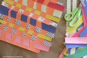 Wavy Paper Weaving Craft for Kids on BusyMommyMedia.com