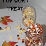 Halloween pop corn treat