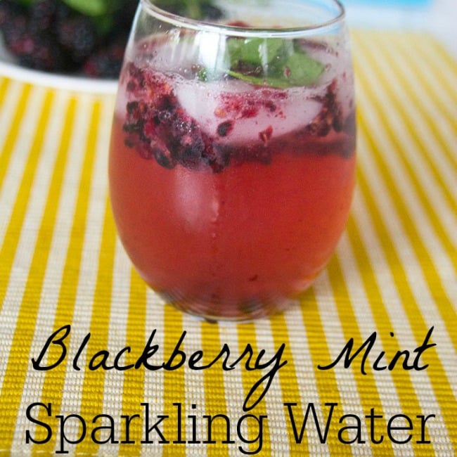 Blackberry Mint Sparkling Water on BusyMommyMedia.com