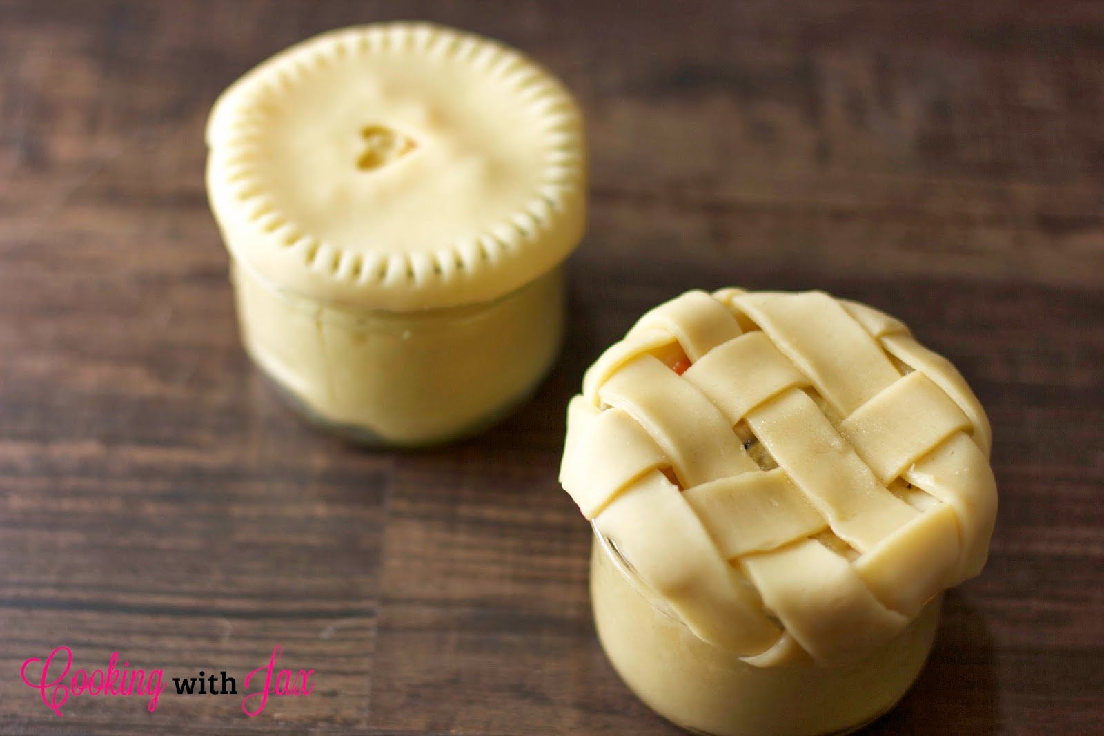 Mason Jar Chicken Pot Pie
