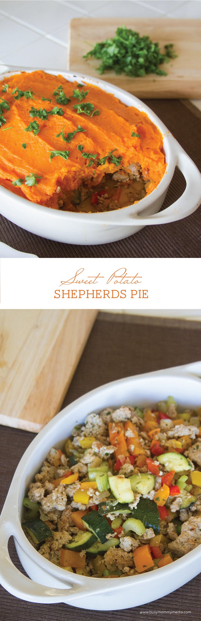 Sweet Potato Shepherd's Pie on BusyMommyMedia.com