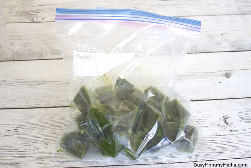 Green Smoothie Cubes - This is the best green smoothie shortcut! 