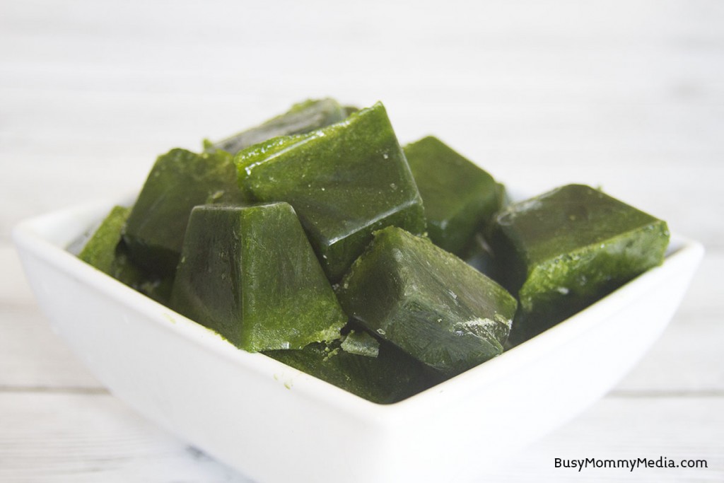 Green Smoothie Cubes - This is the best green smoothie shortcut! 