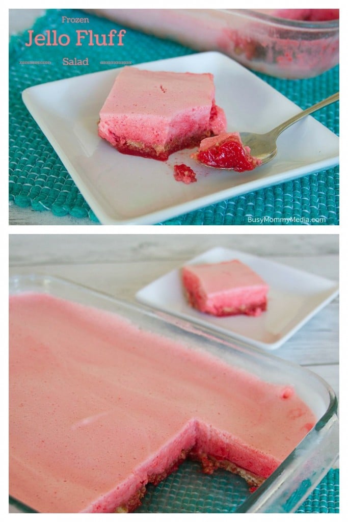 Frozen Jello Fluff Salad on BusyMommyMedia.com