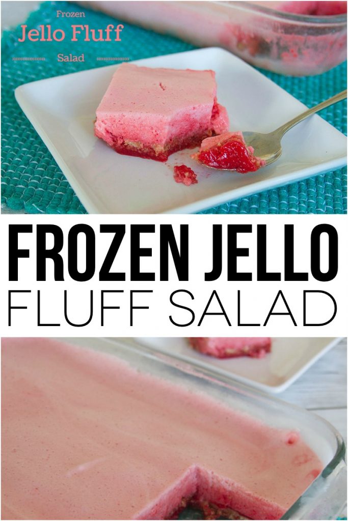 Frozen Jello Fluff Salad