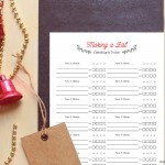 Printable Christmas Card List on BusyMommyMedia.com