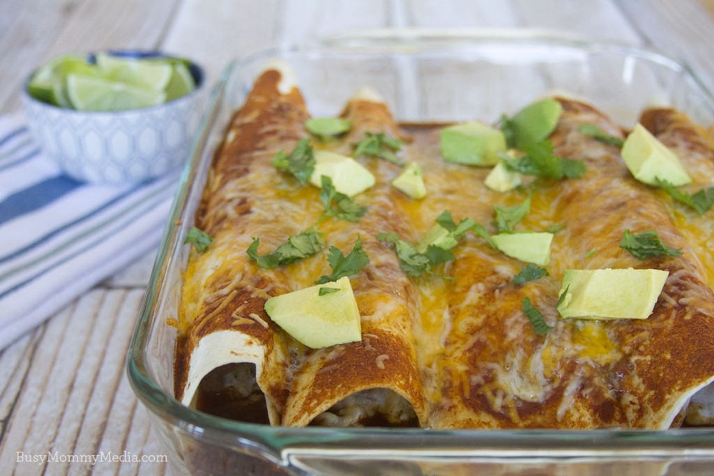 Smothered Chicken Burritos on BusyMommyMedia.com