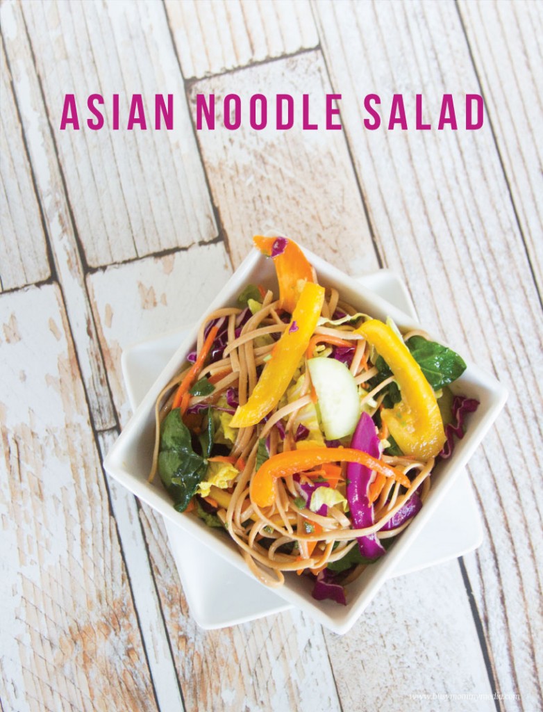 Asian Noodle Salad on BusyMommyMedia.com