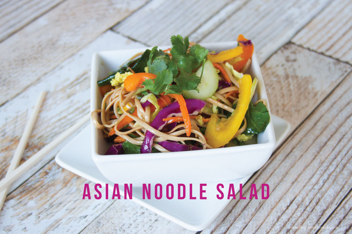 Asian Noodle Salad on BusyMommyMedia.com