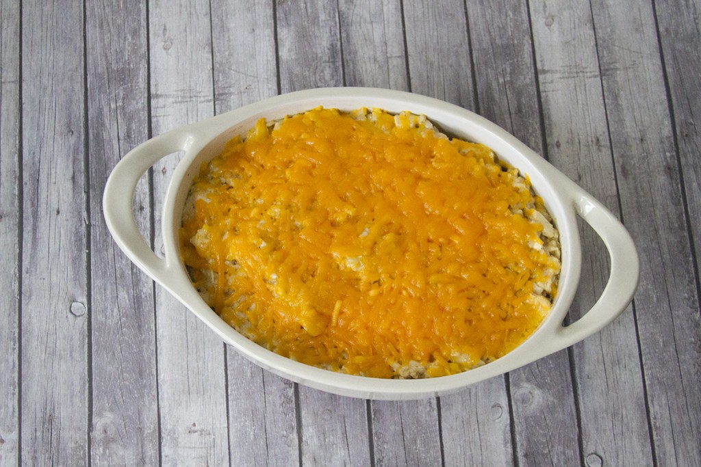 Chicken Rice Bake | This is the ultimate cheesy comfort food!
