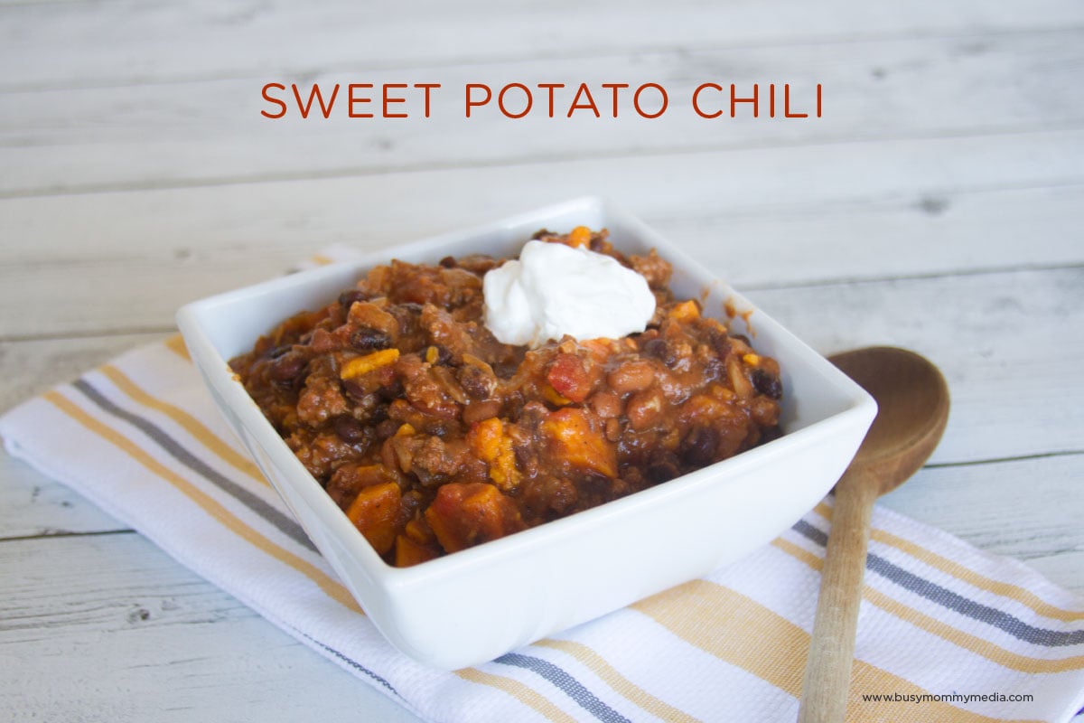 Sweet Potato Chili | This is such a yummy twist on classic chili. I love the flavor you get with the sweet potatoes!