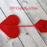 DIY Cupid's Arrow | This is such a cute craft for Valentine's Day! Wouldn't this look cute at a Valentine's Day party?