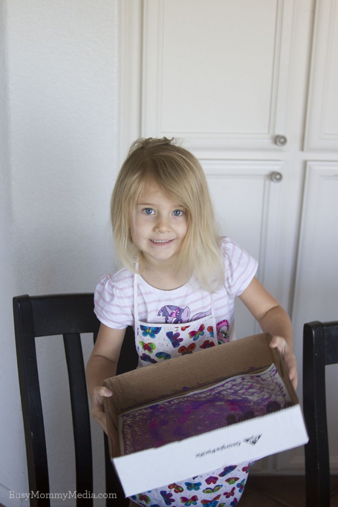 Marble Painting! | This is such a fun art activity for preschoolers!