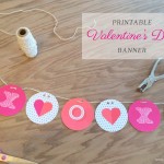 Printable Valentine's Day Banner on BusyMommyMedia.com