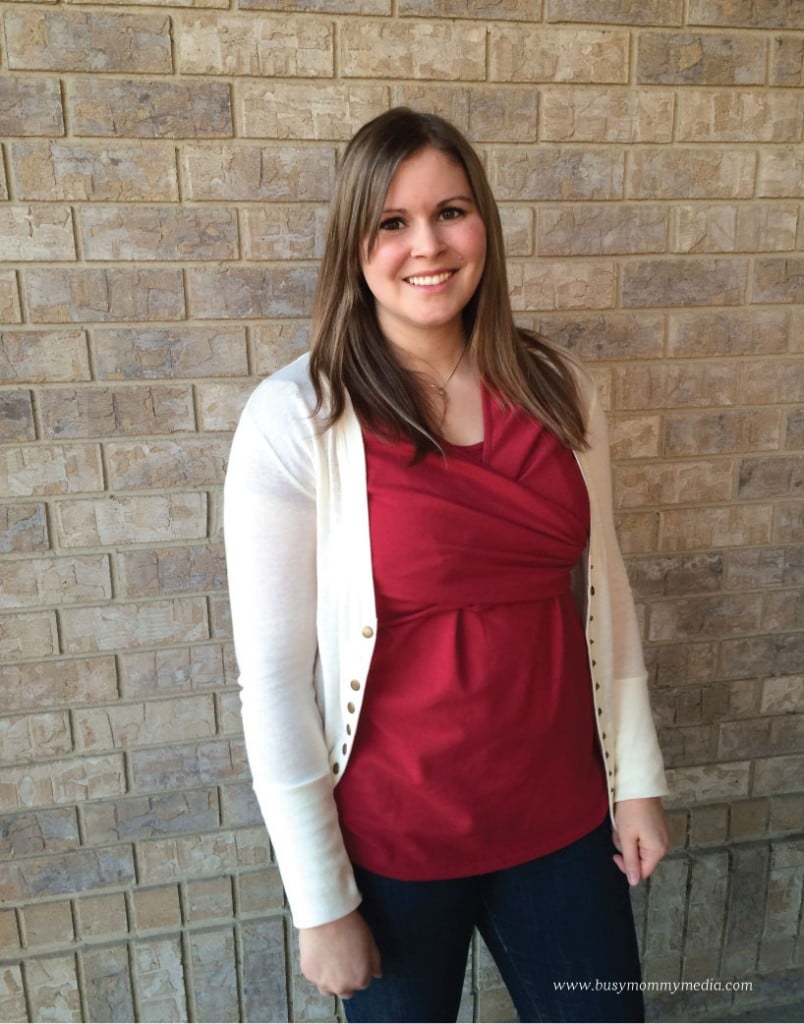 bellymoms julia crossover nursing top