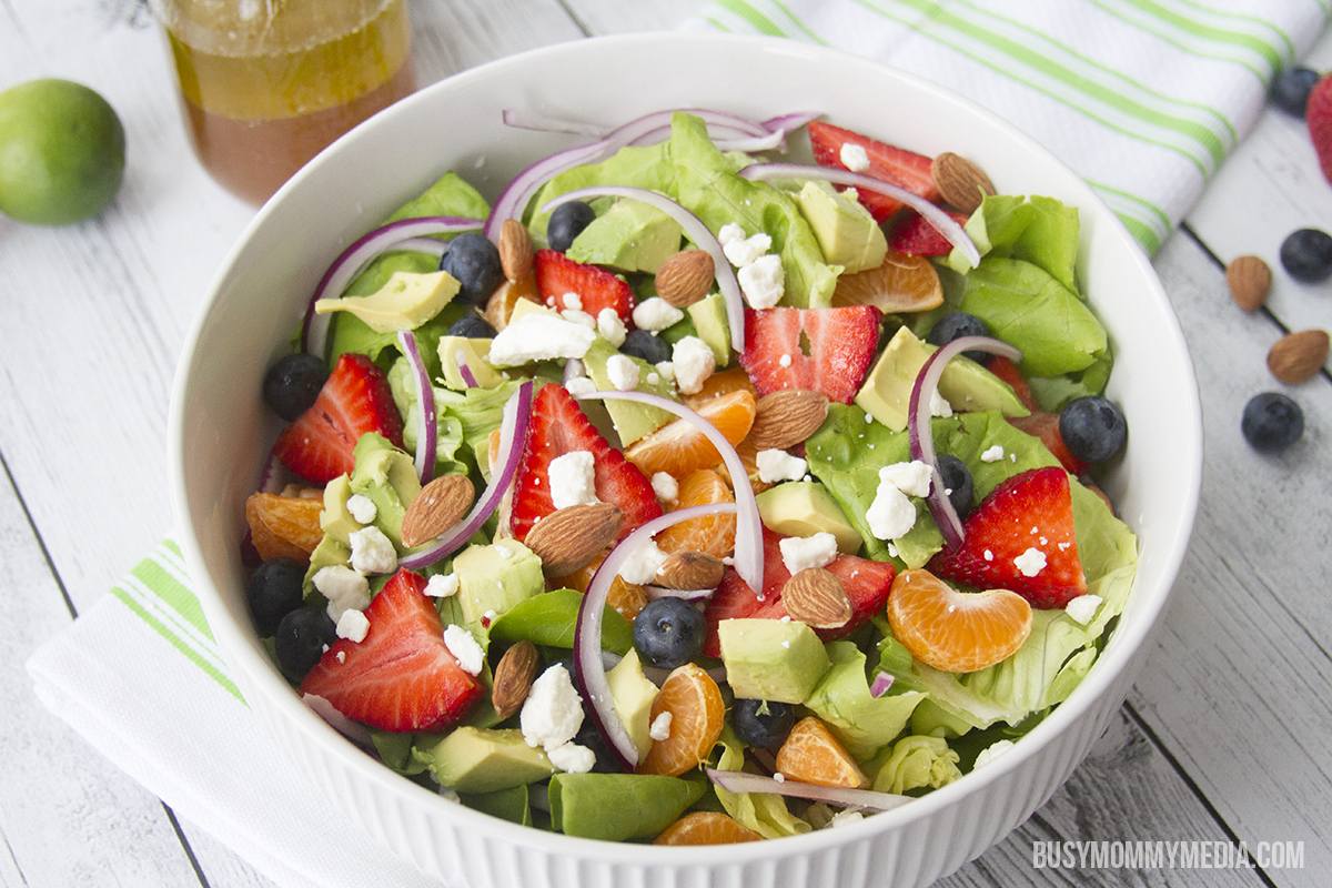 Berry Citrus Salad with Honey Lime Vinaigrette