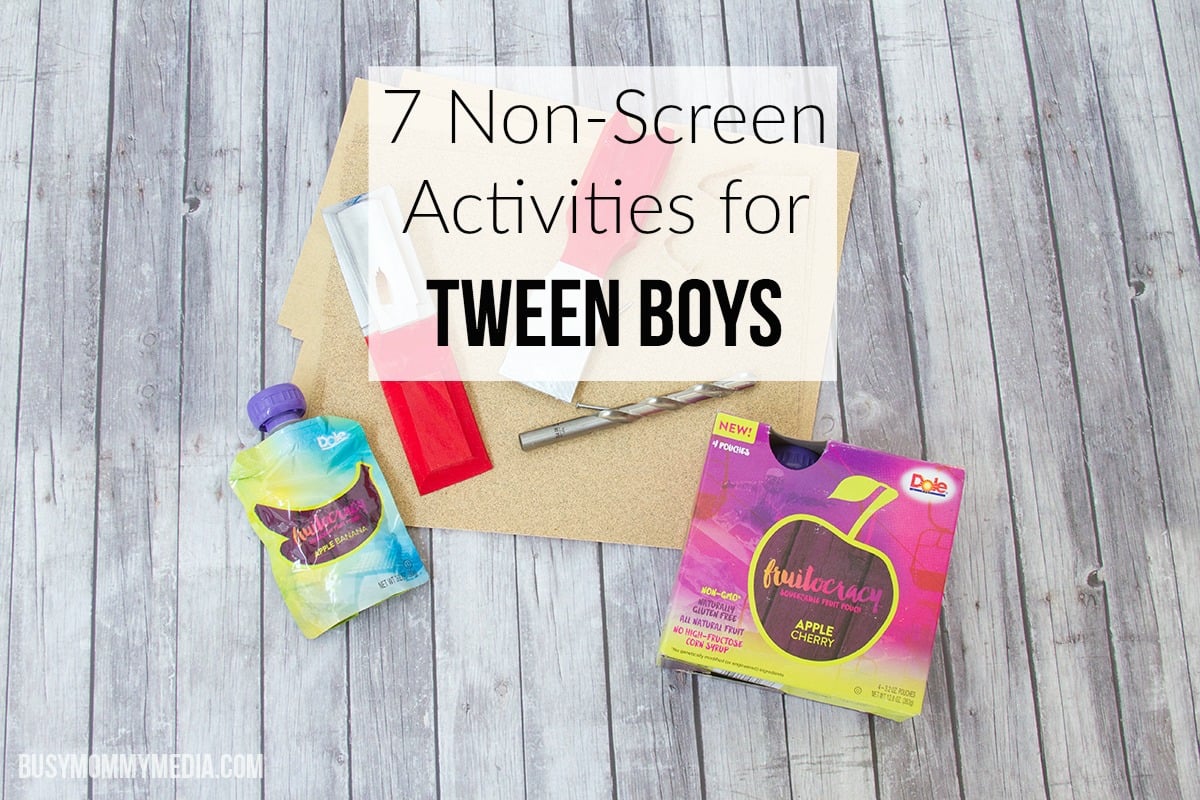 7 Non-Screen Activities for Tween Boys