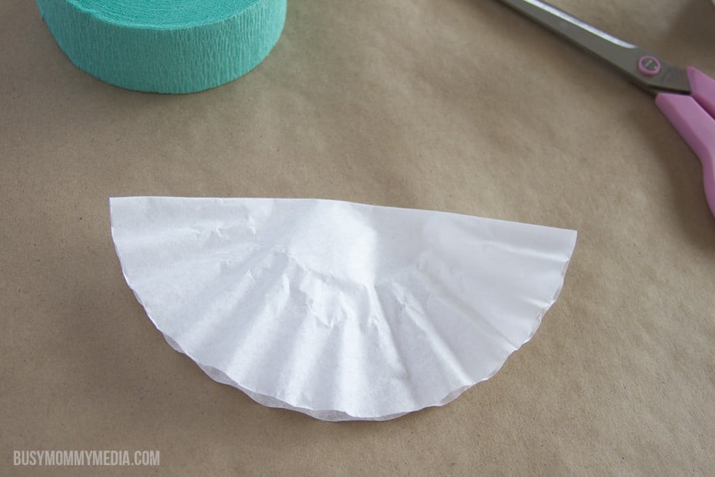 Coffee Filter Jelly Fish Craft for kids