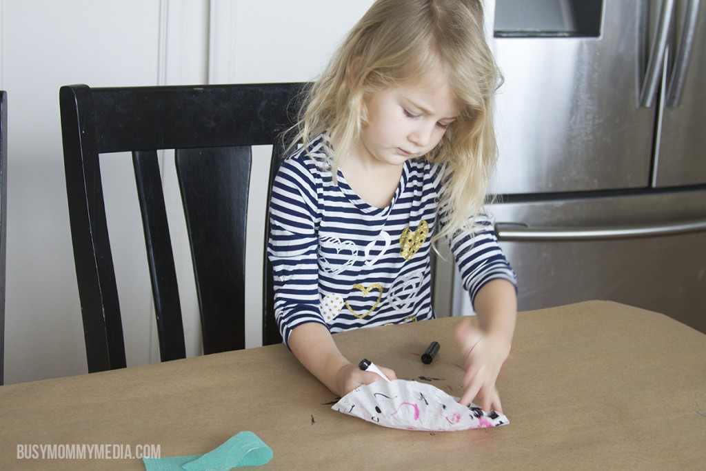 Coffee Filter Jelly Fish Craft for kids