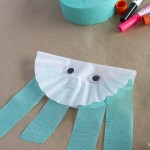 Coffee Filter Jelly Fish Craft for kids
