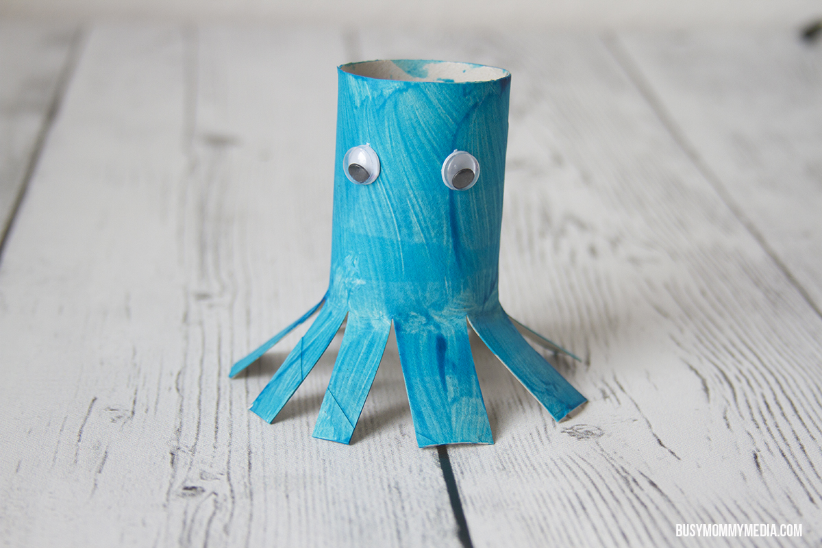 Toilet Paper Roll Octopus Craft