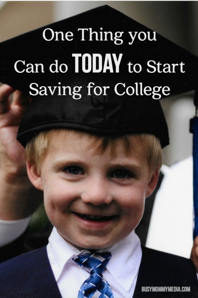 One Thing you Can do TODAY to Start Saving for College
