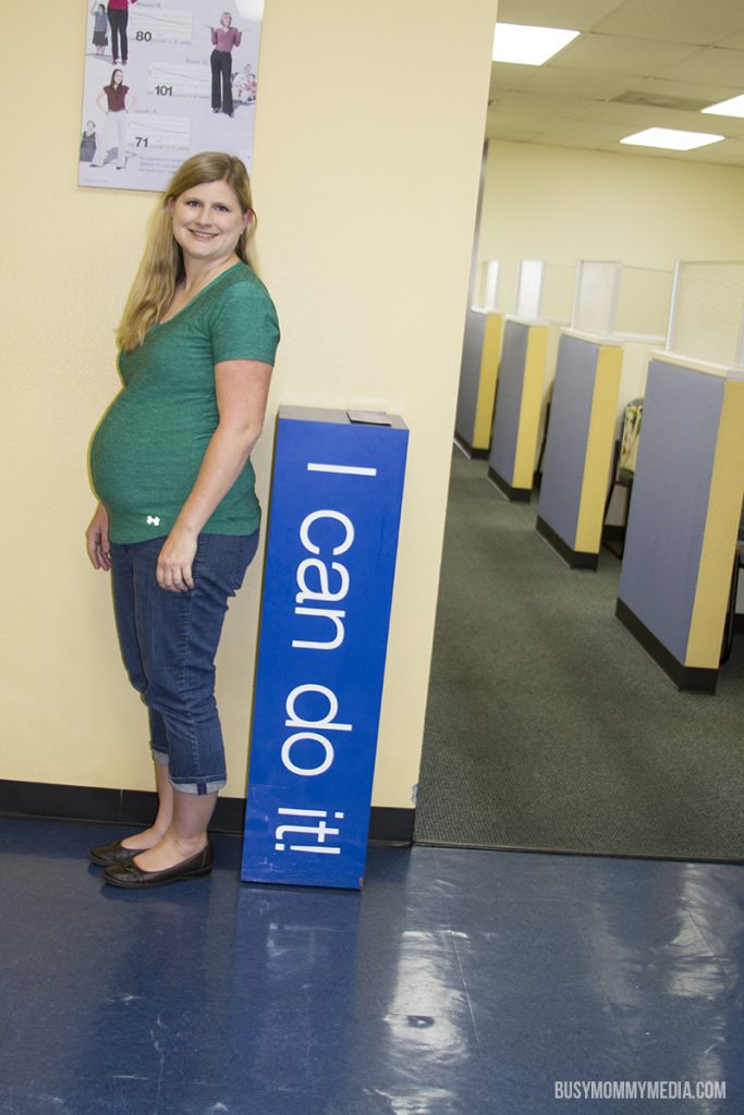 At the start of my Jenny Craig weight loss journey