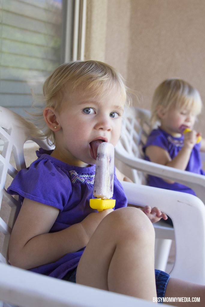 Make the most of summer with these creamy coconut berry popsicles