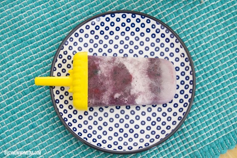 Make the most of summer with these creamy coconut berry popsicles