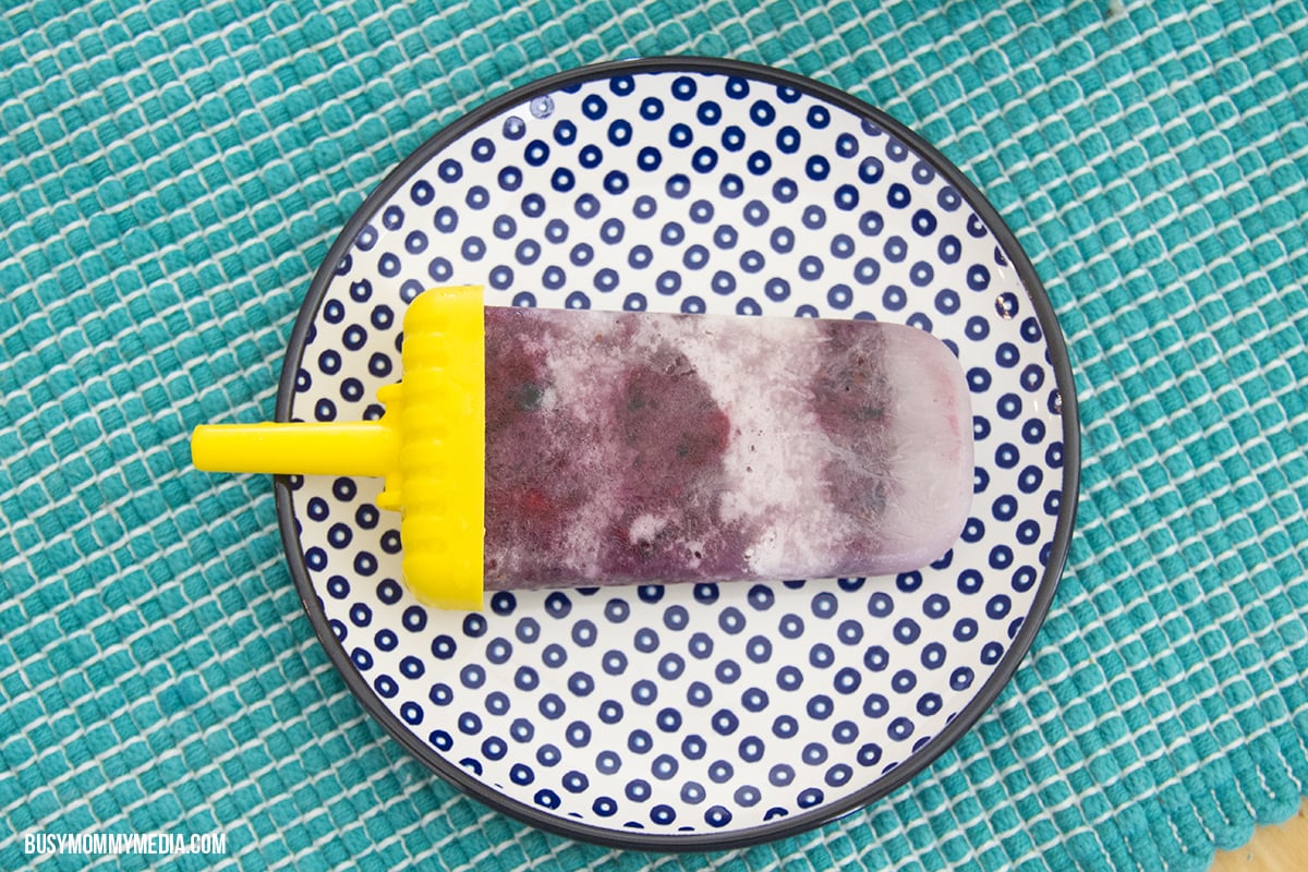 Make the most of summer with these creamy coconut berry popsicles