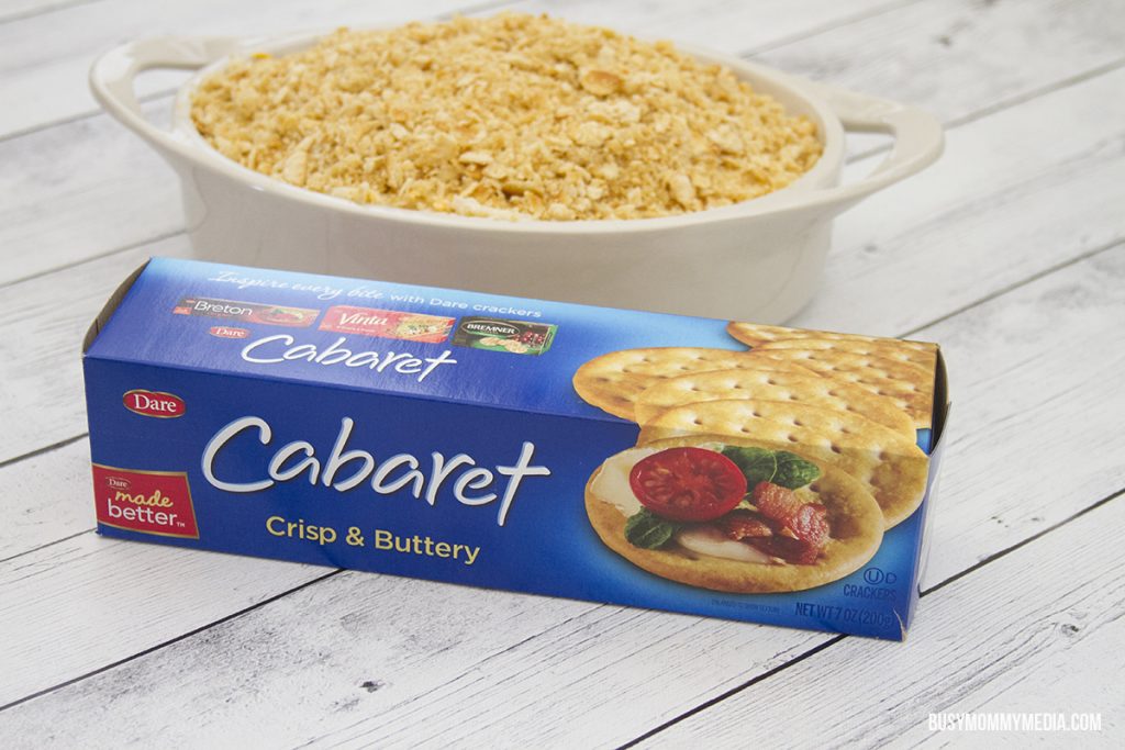 Funeral Potatoes with Dare Crackers