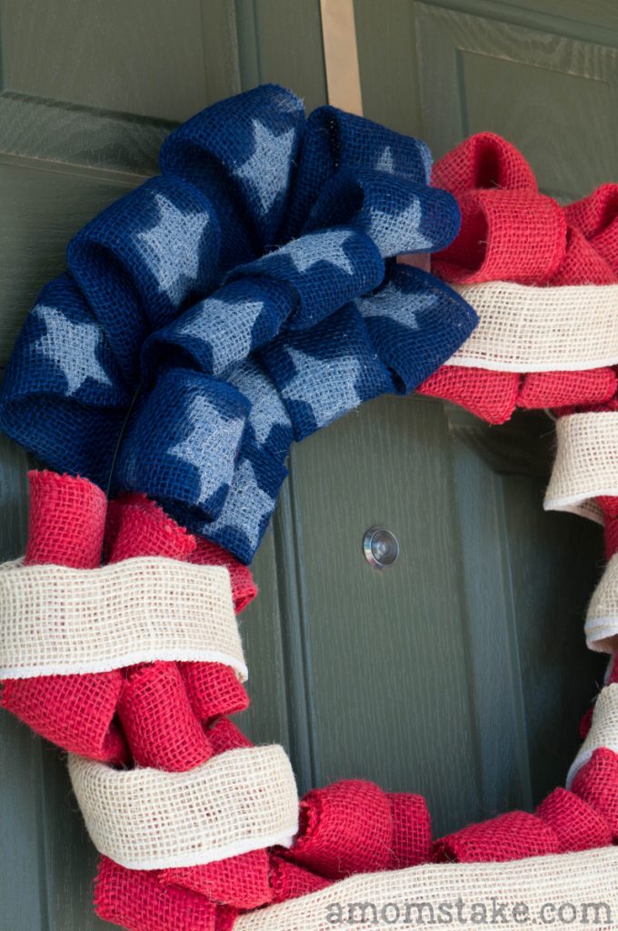 4th of July Flag Wreath
