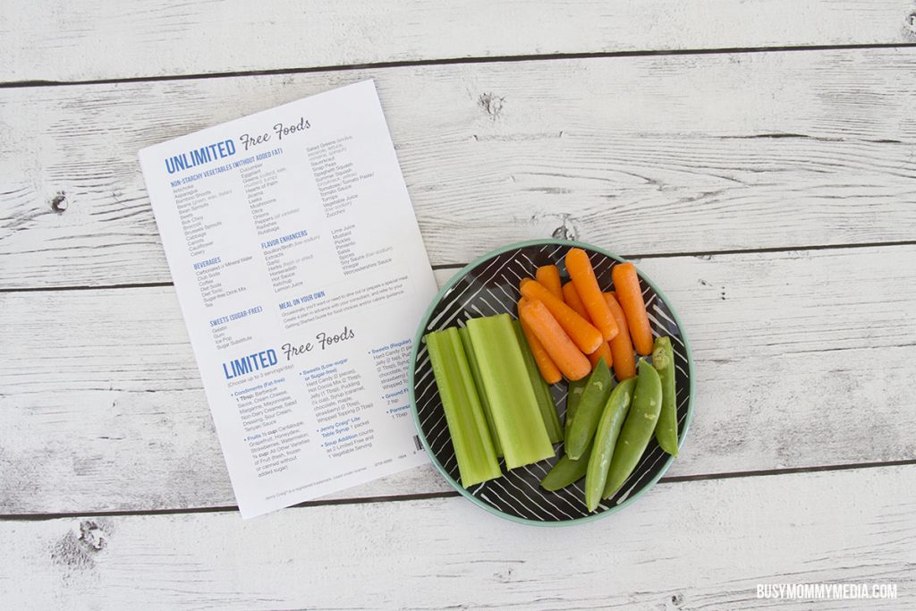 Unlimited Free Foods with Jenny Craig