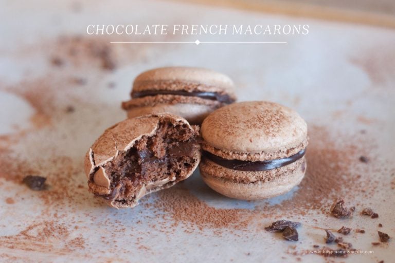 Chocolate French Macaroons