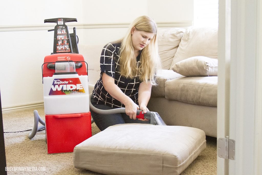 How to freshen up a couch with Rug Doctor