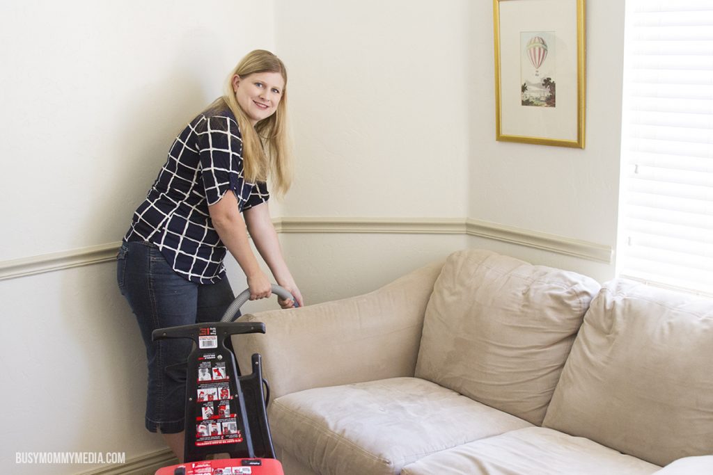 Cleaning couches with Rug Doctor