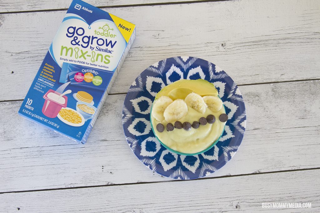 Avocado Banana Toddler Smoothie Bowl