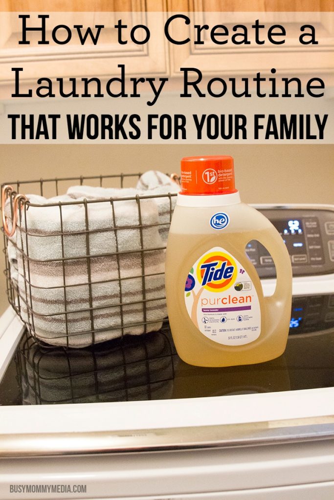 How to Create a Laundry Routine that Works for your Family | Great time-saving tips from a mom of 6
