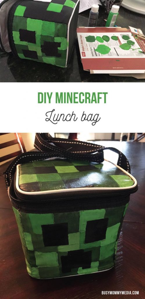 DIY Minecraft Lunch Bag