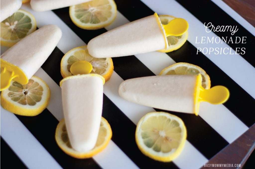 Lemonade Popsicles