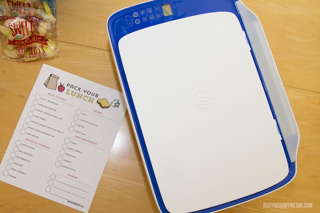 Printable school lunch form