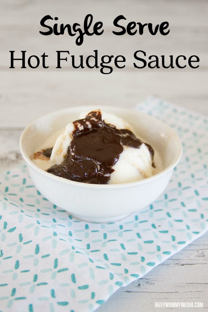 Single Serve Hot Fudge Sauce