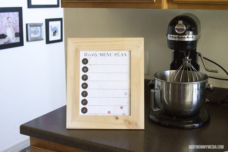 Weekly Menu Plan