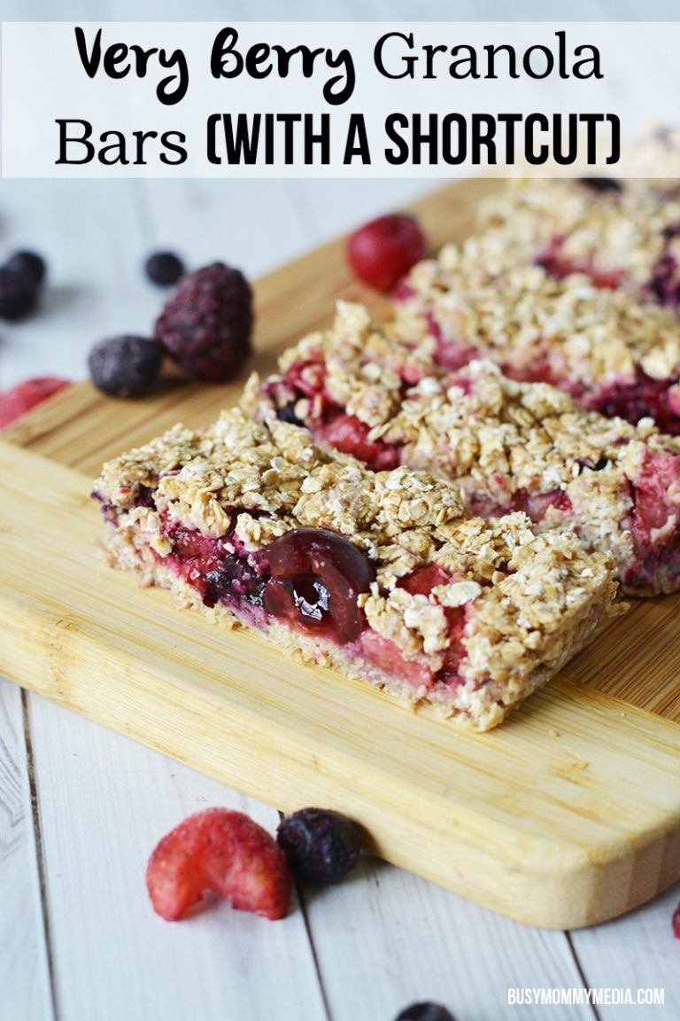 Very Berry Granola Bars (with a Shortcut)