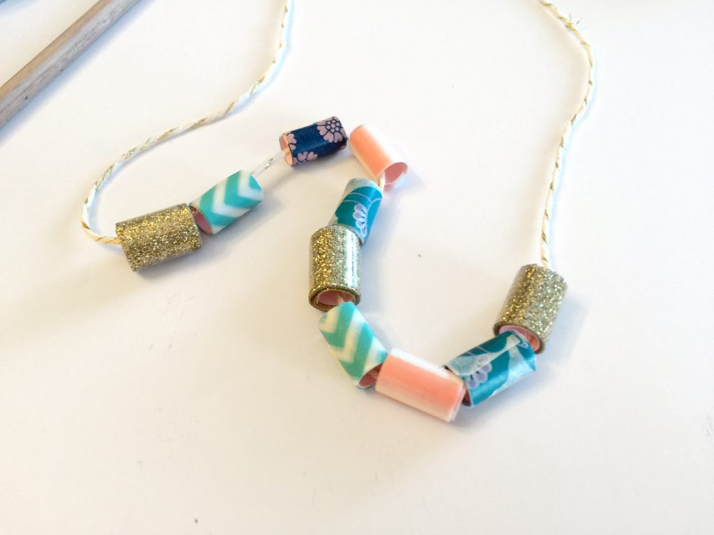 washi tape beads