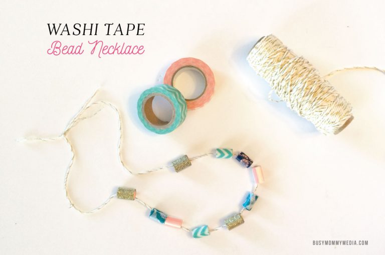 washi tape beads