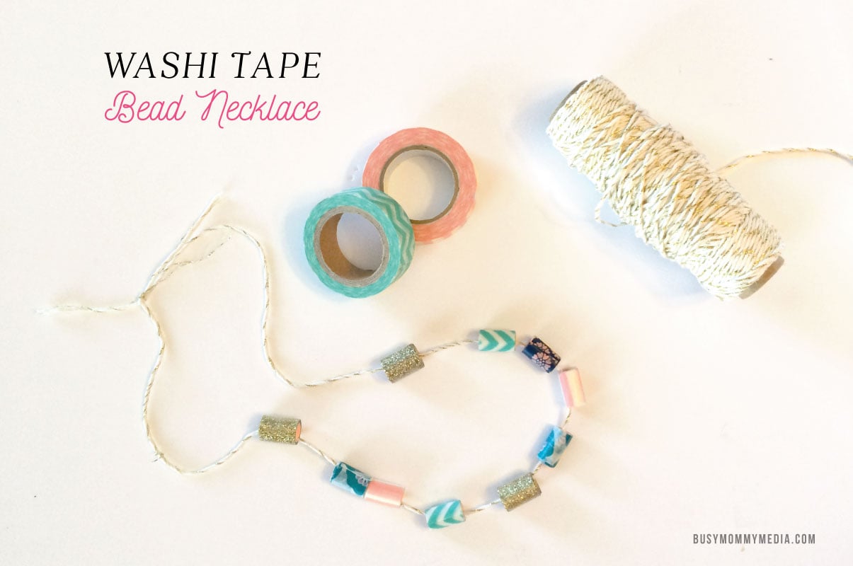 washi tape beads