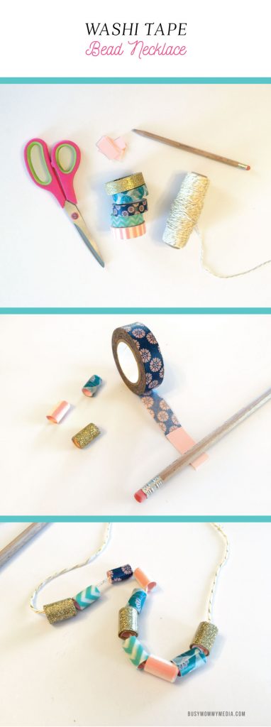 washi tape beads