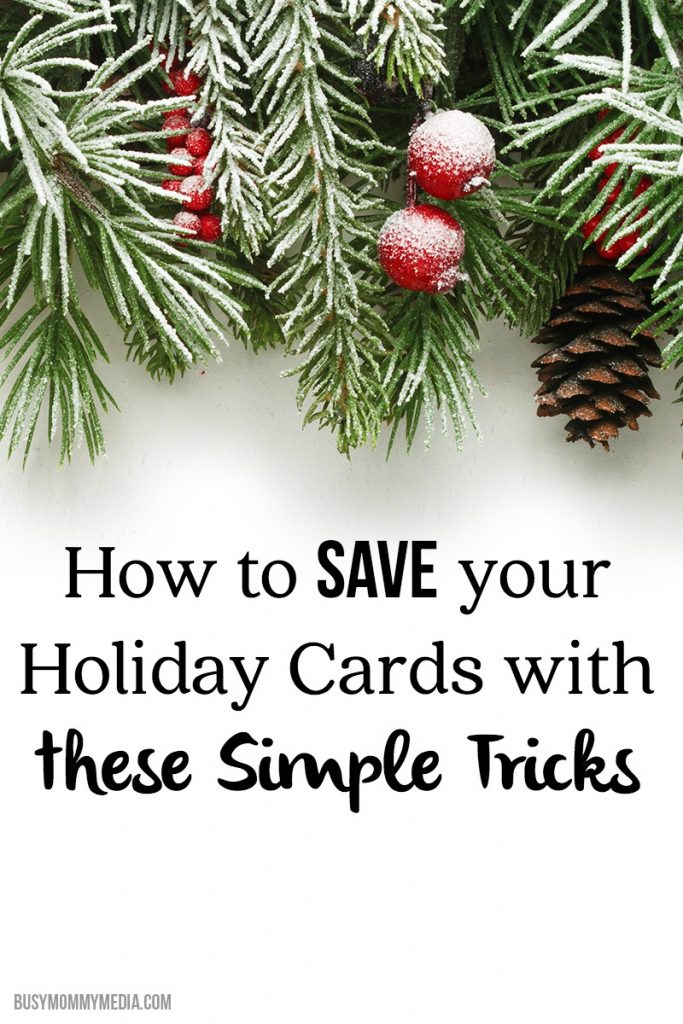 How to Save your Holiday Cards with These Simple Tricks